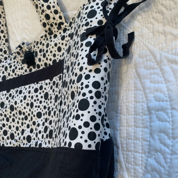 “Polkadot” Shoulder Tote w/ 10 Interior (Vinyl See Tru) Wall Storage Pockets - Picture 5 of 12